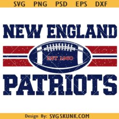 New England Football Png SVG, New England patriots SVG