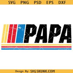 Papa Racing svg, Papa SVG, Father's Day SVG