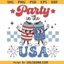 Party in the USA svg, America svg, 4th of july svg, Memorial day svg