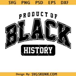 Product of Black History SVG PNG, I am black History SVG