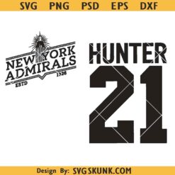 Scott Hunter 21 New York Admirals svg Png, Hudson Williams Connor Storrie Png