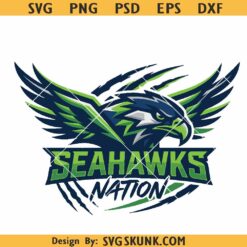 Seattle SeaHawks SVG, SeaHawks Nation SVG, SeaHawks SVG PNG
