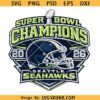 Seattle Seahawks Super Bowl Champions svg