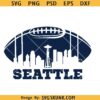 Seattle football Skyline SVG PNG, Seattle Seahawks svg, Seattle football svg png