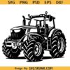 Tractor SVG, Tractor DXF, Tractor silhouette , Jon Deer svg png