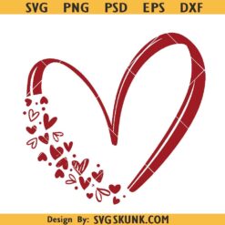Valentine Hearts PNG SVG, love hearts Valentine SVG, Valentine PNG SVG