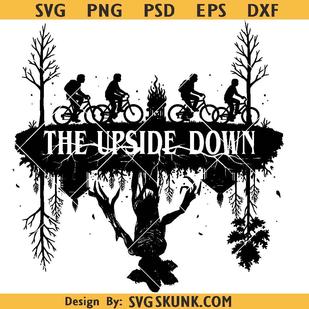 Welcome to the Upside Down SVG PNG Welcome to the Upside Down SVG PNG, Retro 80s Horror TV Show Design, Hawkins 1983 Digital Download