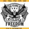 America 250th Anniversary svg, 250th Anniversary American Flag Eagle SVG, Patriotic Eagle Svg, 4th of July svg