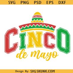 Cinco de Mayo Varsity SVG, Glitter Fiesta svg, Mexico Svg, Cinco de Mayo Svg