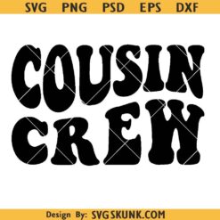 Groovy Cousin Crew PNG SVG, Retro Cousin Crew Svg, cousin crew svg png