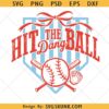 Hit The Dang Ball PNG, Game Day Baseball PNG