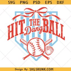 Hit The Dang Ball PNG, Game Day Baseball PNG