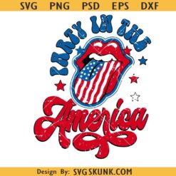 Party in the USA svg png, Fourth of July svg png, USA flag Groovy America svg