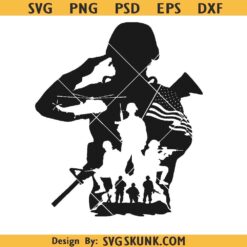 US Soldier SVG, Veteran Soldier svg, American Troops svg, Army svg, Military svg, USA Flag svg