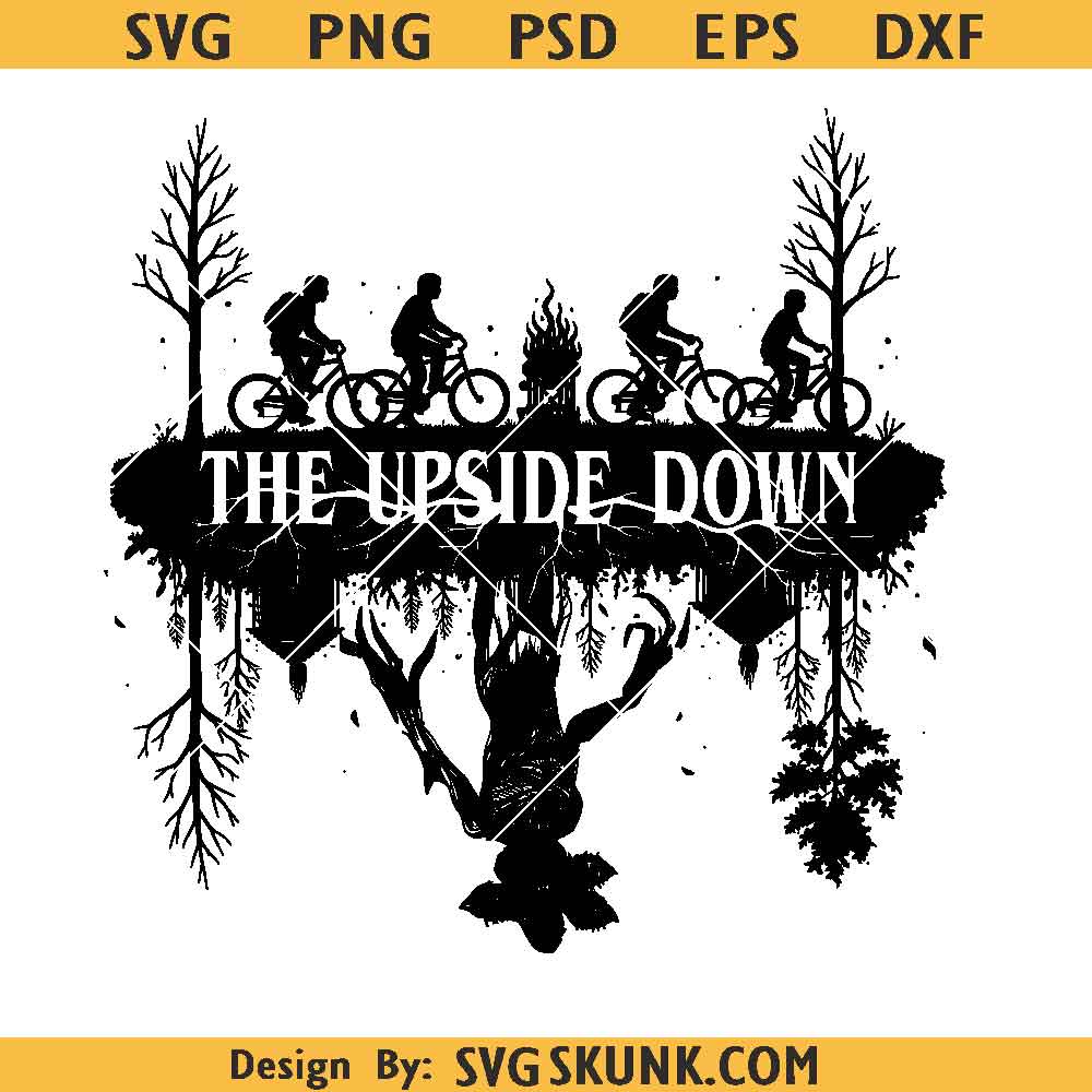 Welcome to the Upside Down SVG PNG Welcome to the Upside Down SVG PNG, Retro 80s Horror TV Show Design, Hawkins 1983 Digital Download