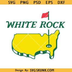 White rock golf party svg, masters golf party svg png, white rock Party Birthday golf png svg