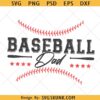 Baseball Dad SVG PNG, Baseball Fan Svg, Game Day svg, Baseball svg