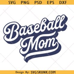 Baseball mom SVG PNG, baseball mom Cricut Cut Files