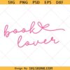 Book lover coquette SVG PNG, book lover svg png, book club svg