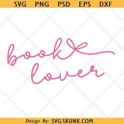 Book lover coquette SVG PNG, book lover svg png, book club svg