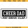 Cheer Dad Svg Png, Cheerleading Svg, Cheer Life Svg, Cheer Squad Svg, Game Day Svg
