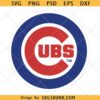Chicago Cubs logo SVG PNG, Chicago Cubs Logo MLB Baseball SVG cut file