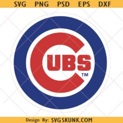 Chicago Cubs logo SVG PNG, Chicago Cubs Logo MLB Baseball SVG cut file