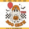 Halloween SVG PNG, The Boo Crew SVG, Ghost Png svg, Retro Halloween Boys svg