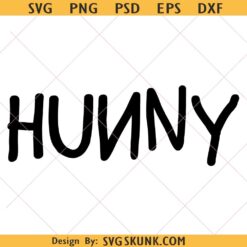 Hunny with Backwards N PNG, Hunny digital download png svg file for cricut