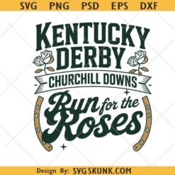 Kentucky Derby svg png, Run for the Roses svg png, Churchill Downs Horse Racing Clipart svg