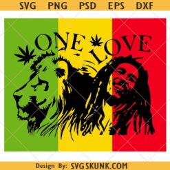 One Love Svg, Bob Marley Svg, Blunt Weed Tray svg file, Cannabis svg, Marijuana SVG