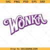 Wonka logo SVG PNG, Wonka logo png, candy bar svg