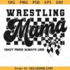 Wrestling Mama coquette bow SVG PNG, Wrestling Mama PNG