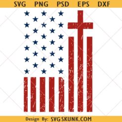 America Flag Svg Png, Christian Flag 4th Of July 250 Year Svg, Flag Freedom svg