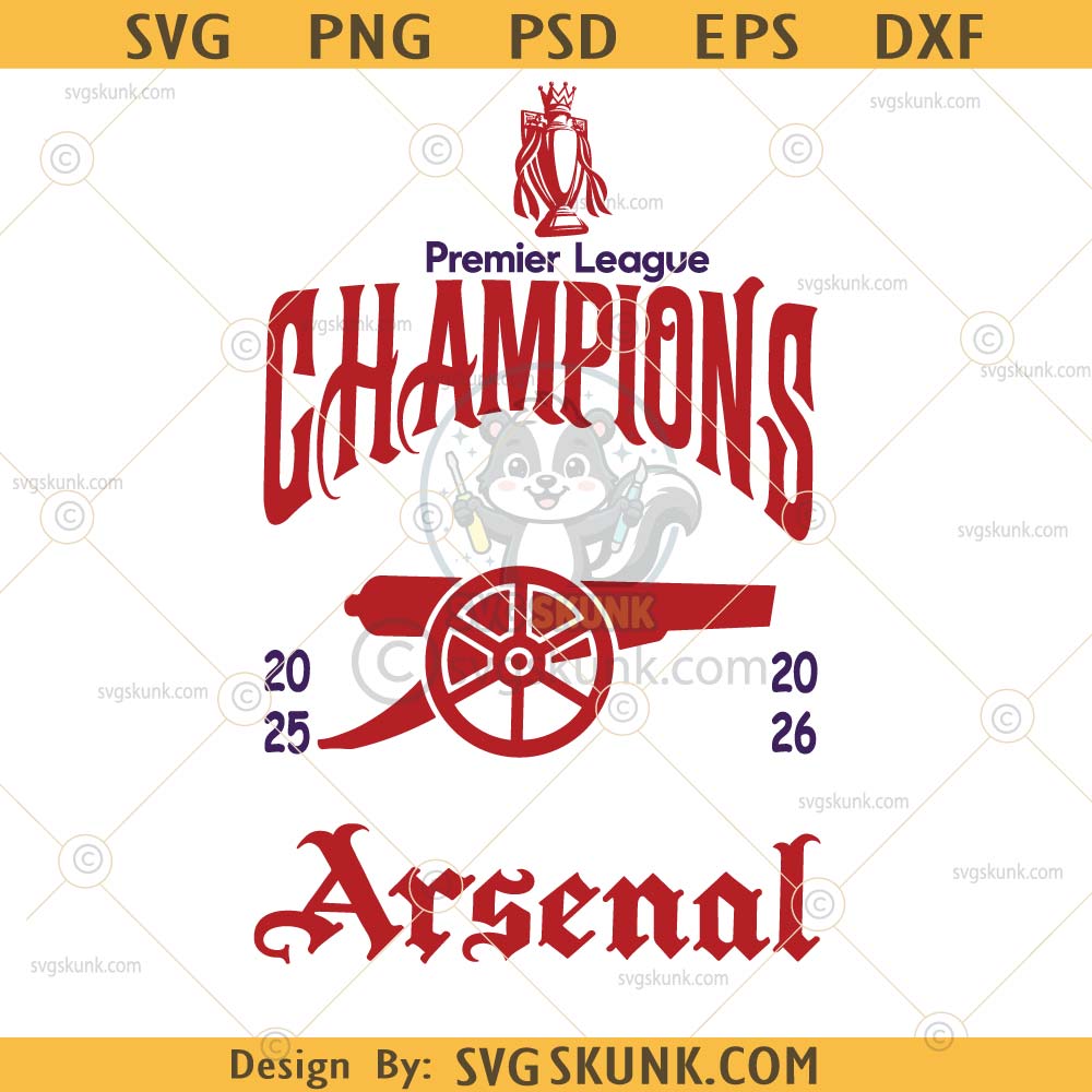 Arsenal Premier League Champions svg png Arsenal Premier League Champions svg png