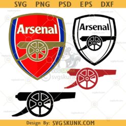 Arsenal logo svg png, Arsenal FC svg, Arsenal transparent PNG