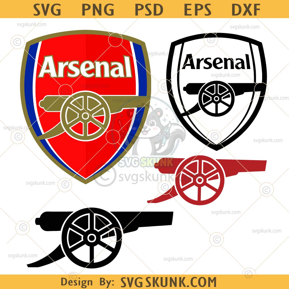 Arsenal logo svg png Arsenal logo svg png, Arsenal FC svg, Arsenal transparent PNG