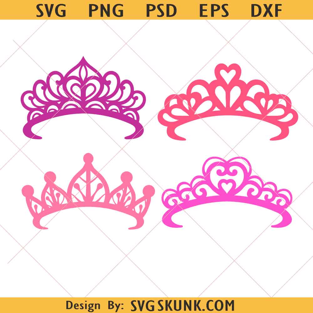 Crown Svg Crown Svg, Princess Crown Svg, Tiara Svg