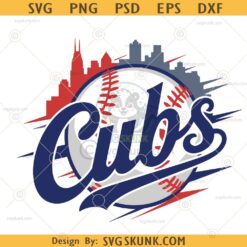 Cubs Baseball svg png, Chicago cuns svg png, Chicago City Baseball svg png