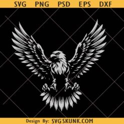 Flying eagle svg png, hawk logo svg png, Patriotic eagle svg png, eagle logo vector