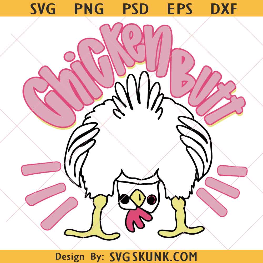 Funny Chicken SVG Guess What Chicken Butt svg Bundle, Funny Preppy Sublimation svg, Back Retro Pink svg
