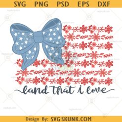 Girly 4th of July coquette svg png, Girly Patriotic sublimation file, Women’s 4th of July PNG
