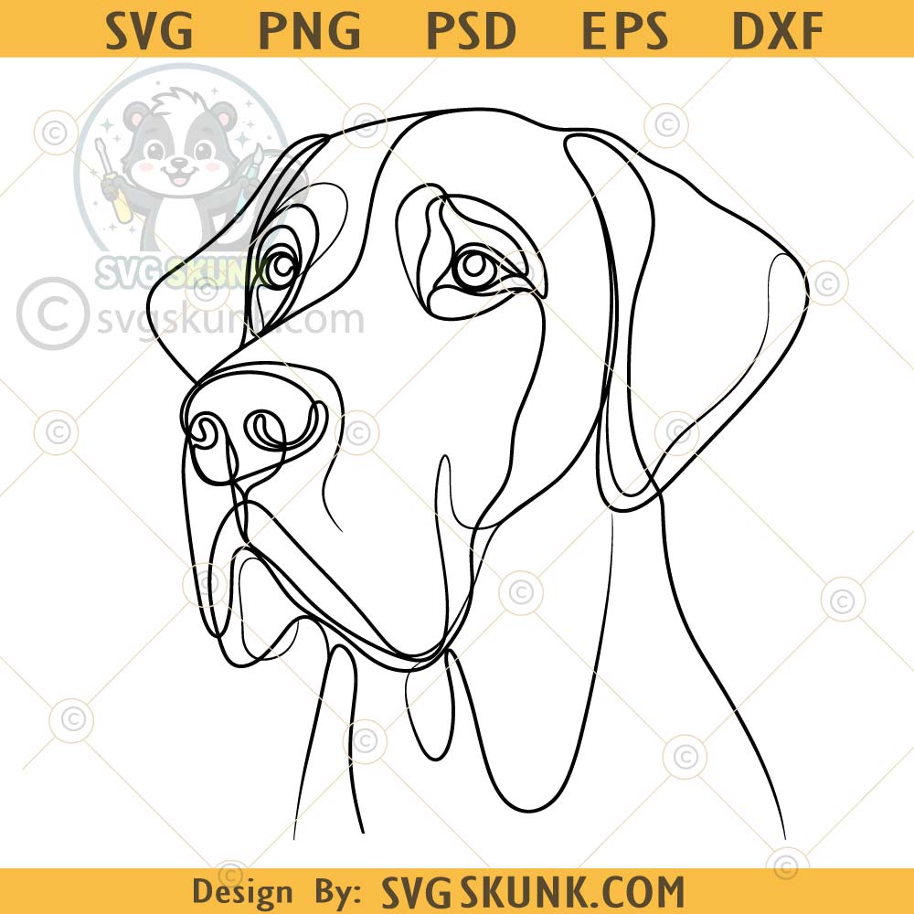 Great Dane one line art svg png Great Dane one line art svg png, minimalist dog clipart, great dane dog breed svg png