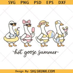 Hot goose summer svg png, goose summer svg, silly goose summer svg png, vacation shirt design