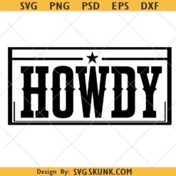 Howdy Vector, Howdy svg, Howdy png