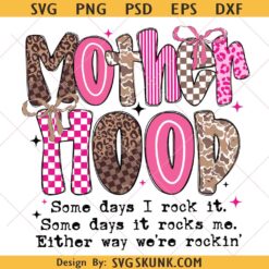 Motherhood svg, Coquette Bow Mom svg Png, Leopard Motherhood svg, Mothers Day svg