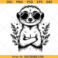 Meerkat Svg Png, Meerkat Graphic svg, Animal Svg