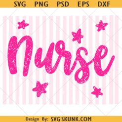 Nurse Stripes SVG PNG, Varsity Nurse Svg