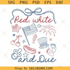 Red White And Due png, Pregnancy Reveal png, Red White And Due 4th Of July Pregnancy Announcement PNG