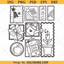 Teacher postage stamp SVG PNG, teacher appreciation svg png, Teacher shirt svg